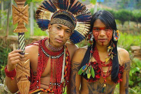 Picture of indigenous people South America
